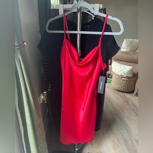 Date silk dress